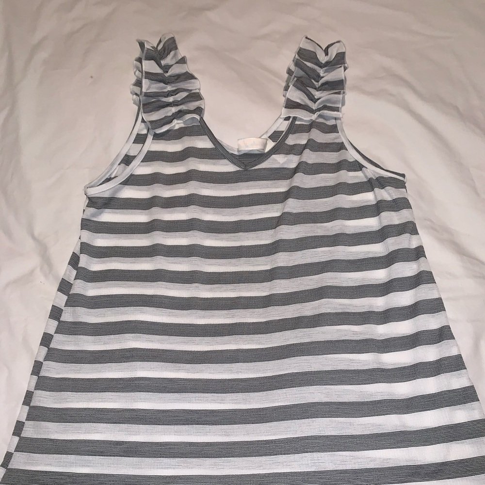 Ruffle Sleeve Tank